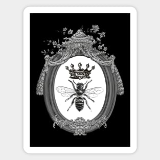 Queen Bee | Black and White Magnet